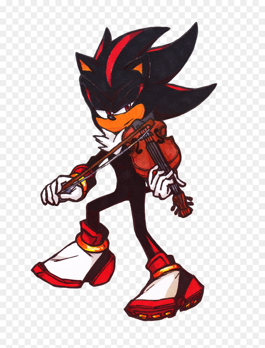 Imagenes De Shadow Con Su Violin, HD Png Download - shadow the hedgehog png