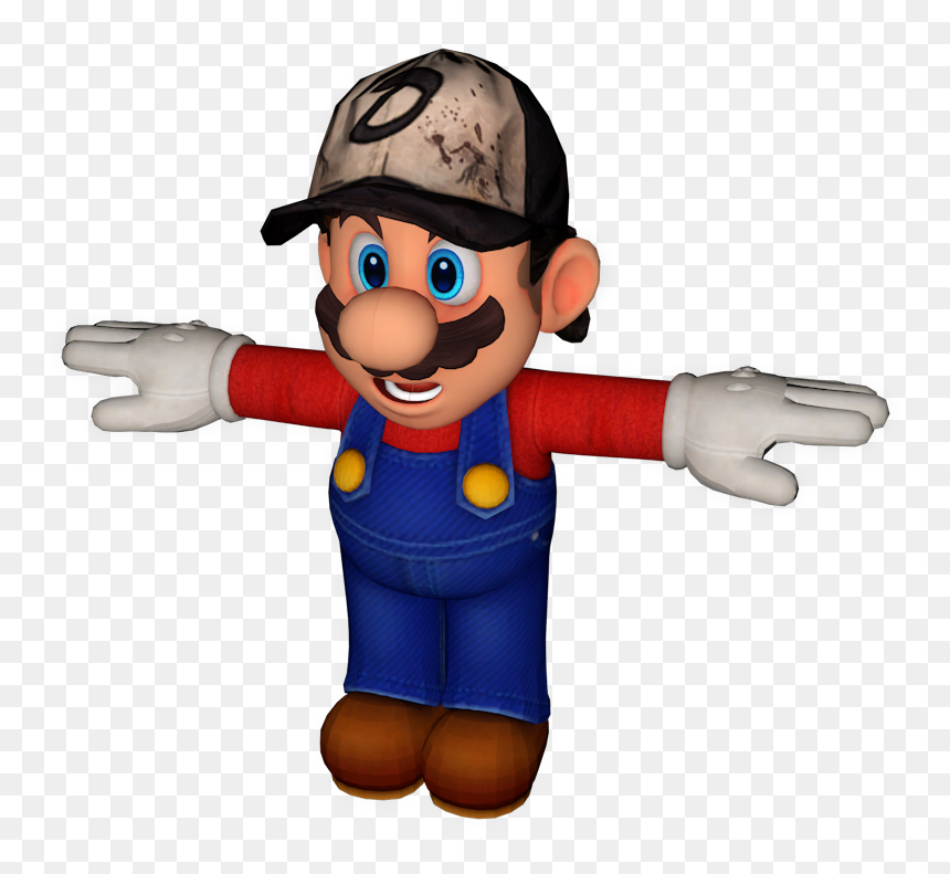 Clementine's Hat Walking Dead, HD Png Download - mario hat png