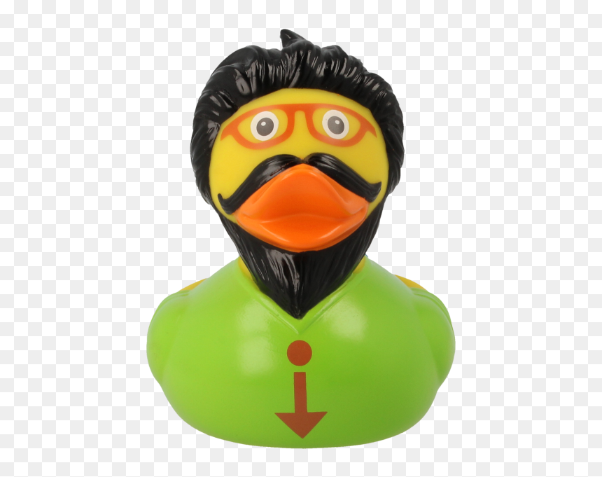 Hipster Rubber Duck - Duck Hipster, HD Png Download - png hipster