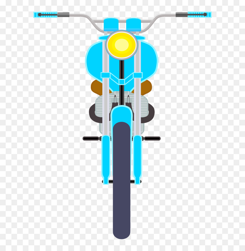 2 Motos De Face - Front View Motorbike Transparent, HD Png Download - motos png
