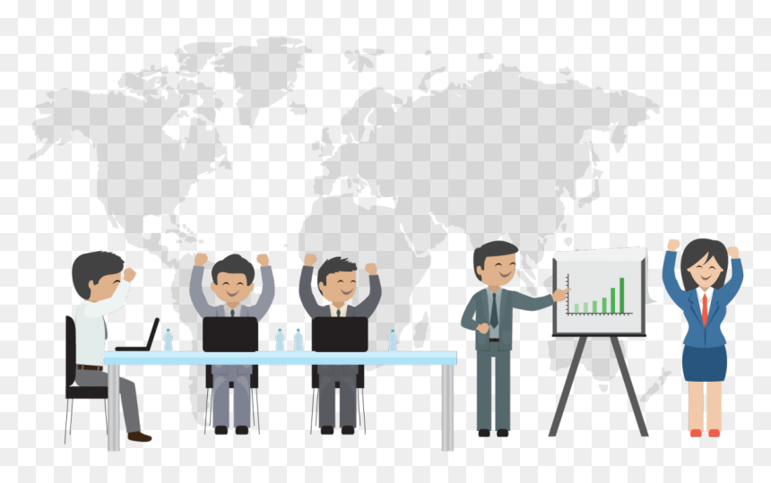 People Sitting At A Table Png -hw Slide - Direccion De La Fuerza De Ventas, Transparent Png - ventas png