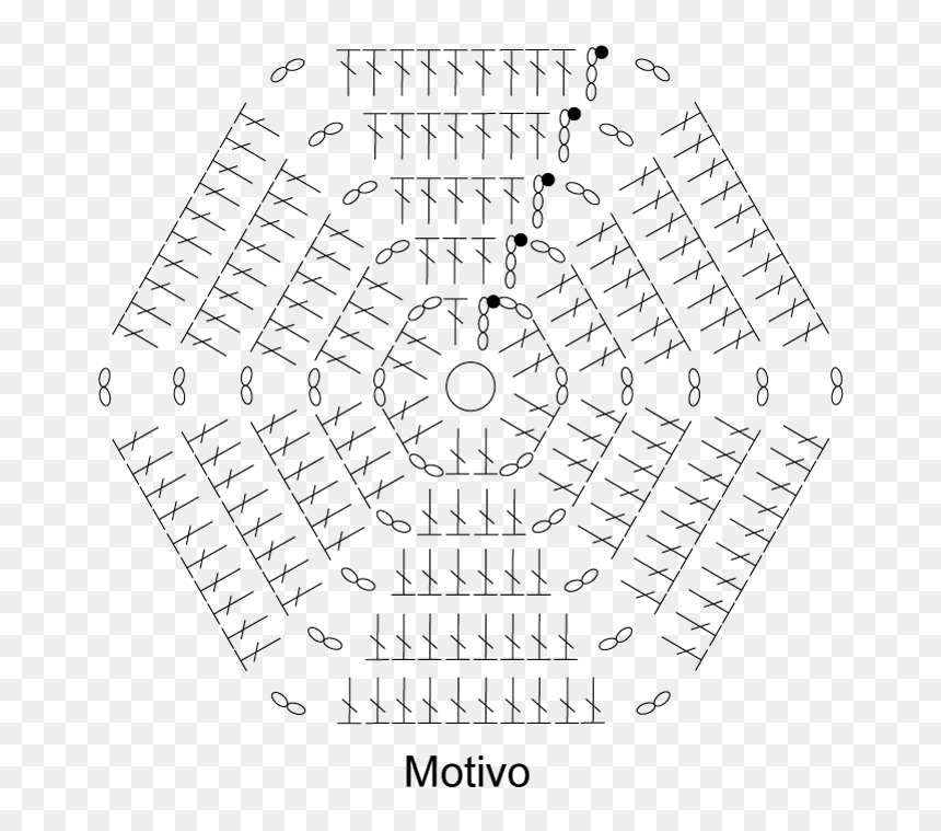 Motivo Hexagonal Square Blusa Colchas Toalhas De Croche, HD Png Download - hexagono png