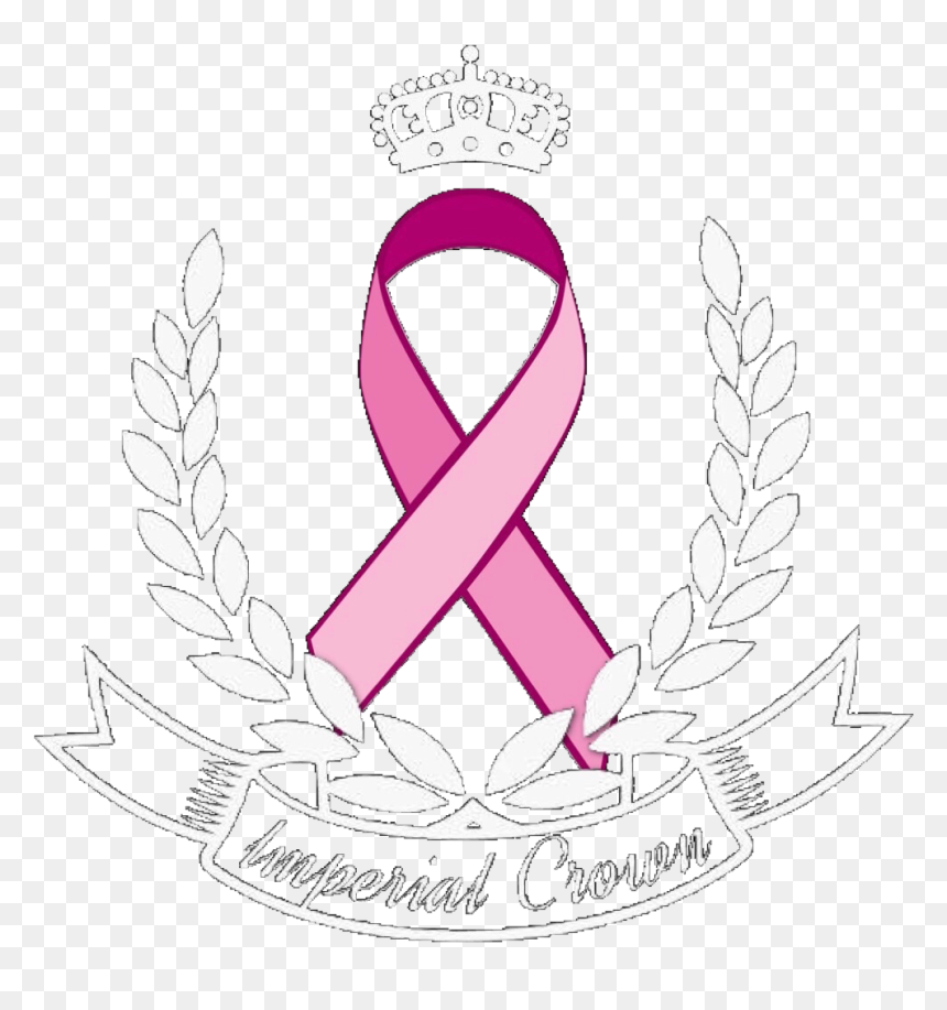 Side Drawing Crown Transparent Png Clipart Free Download - Run For The Cure Pink Ribbon, Png Download - thorn bush png