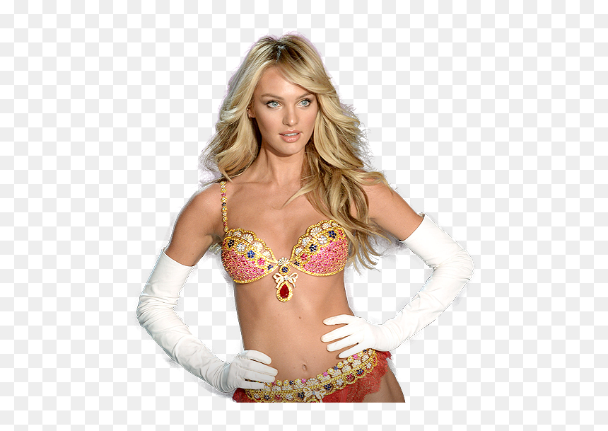 #modelo #mujer #freetoedit - Candice Swanepoel Fantasy Bra, HD Png Download - mujer modelo png