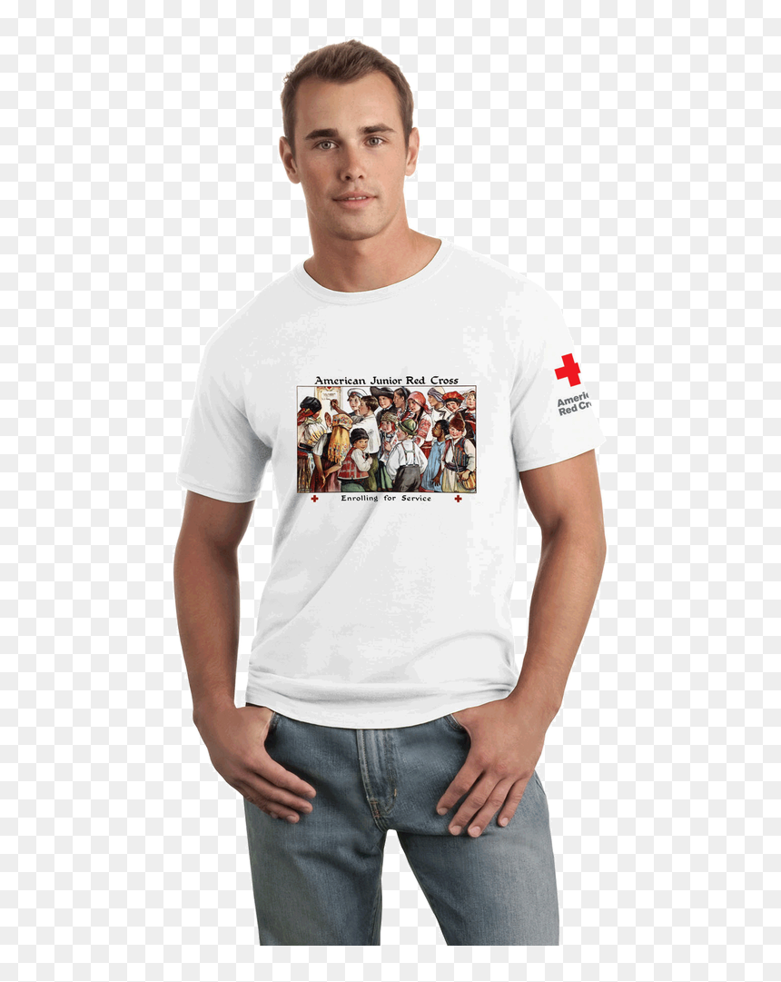 Gildan 64000 Unisex Softstyle, HD Png Download - mujer modelo png