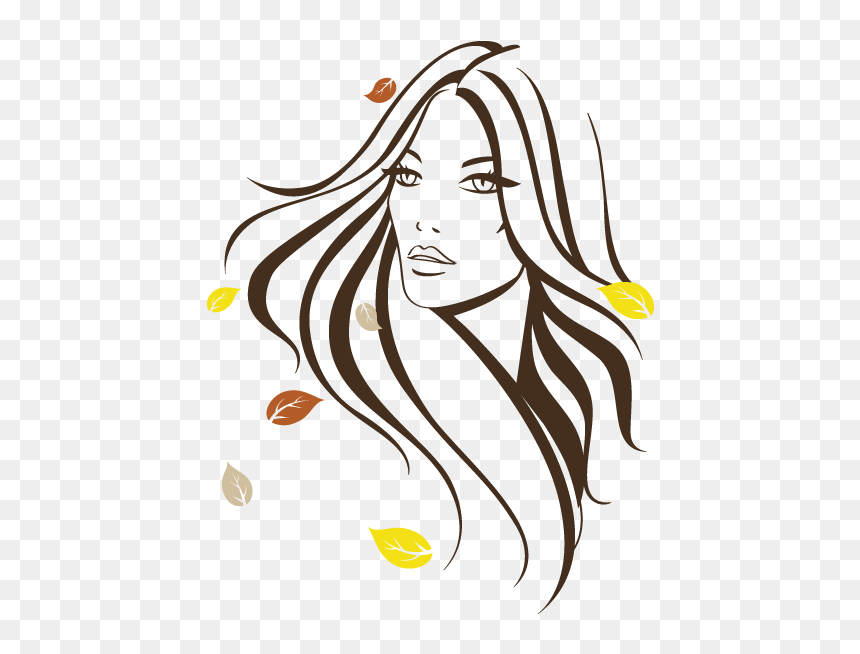 Desenho Mulher Para Salao Png, Transparent Png - mujer modelo png