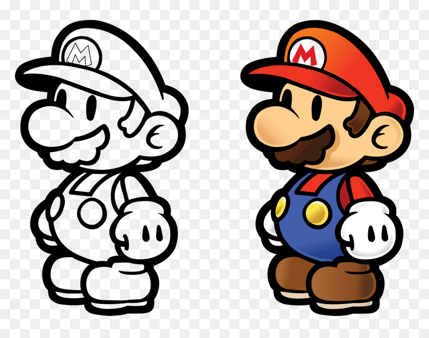 Remove Your Unnecessary Image Background Within An - Paper Mario, HD Png Download - mario background png