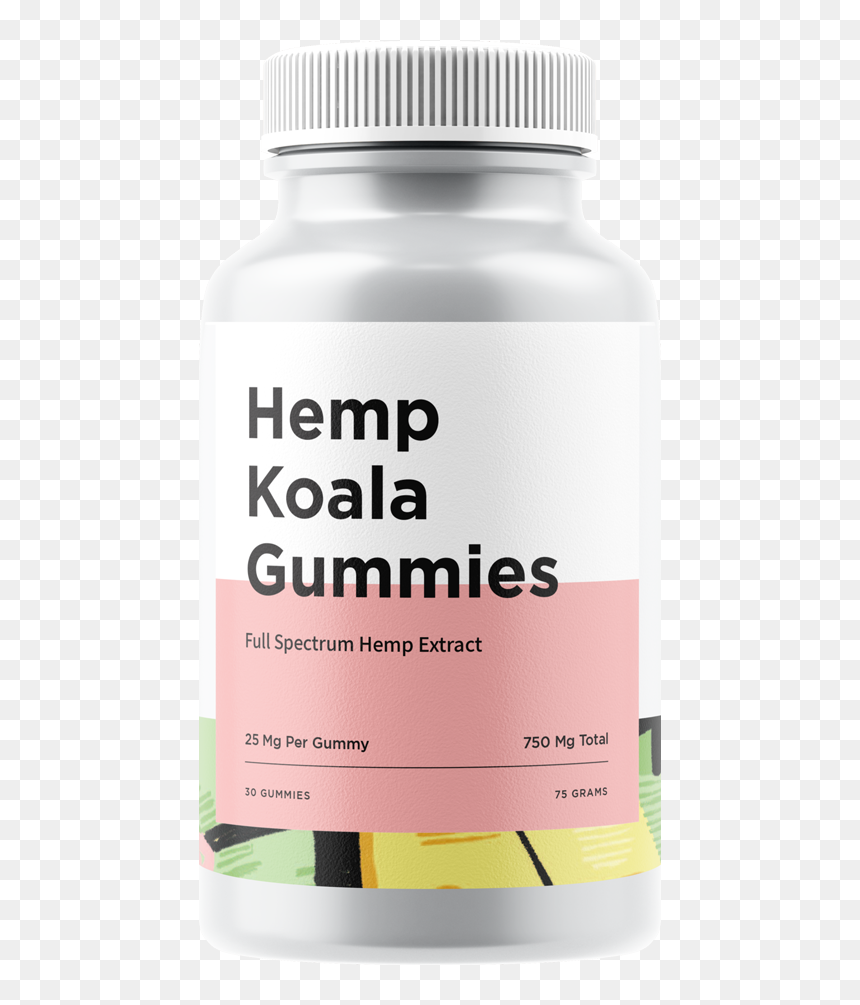 Hemp Koala Cbd Gummies Full Spectrum 750mg - Strawberry, HD Png Download - hemp png