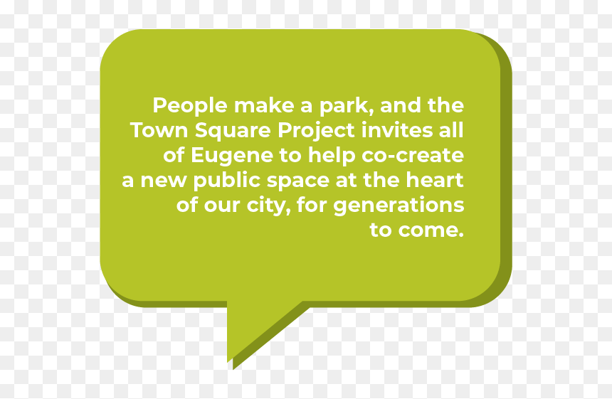 People Make A Park Green Speech Bubble-01 - Colorfulness, HD Png Download - square speech bubble png