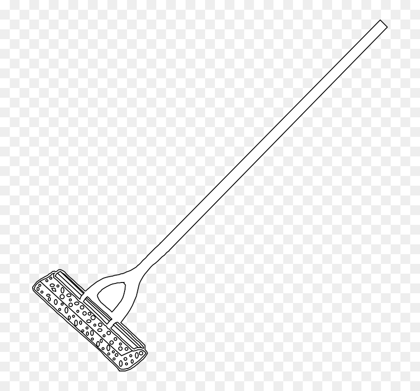 Rp, Limpieza, Escoba, Barrido, Del Hogar, Herramienta - Drawing Picture Of Mop, HD Png Download - escoba png