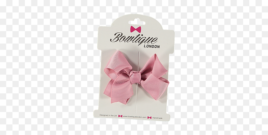 Bowtique London Pink Grosgrain Bow Hair Clip - Wedding Favors, HD Png Download - hair clip png