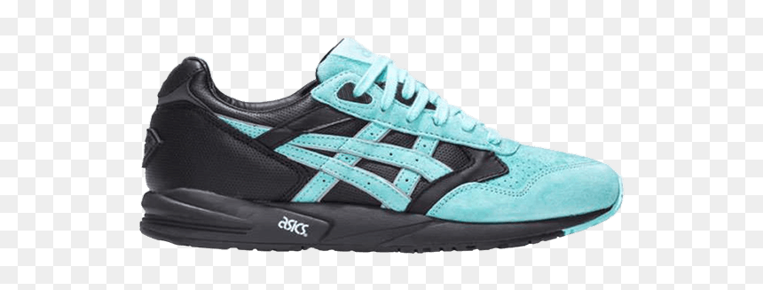 Black And Teal Asics, HD Png Download - diamond supply co png