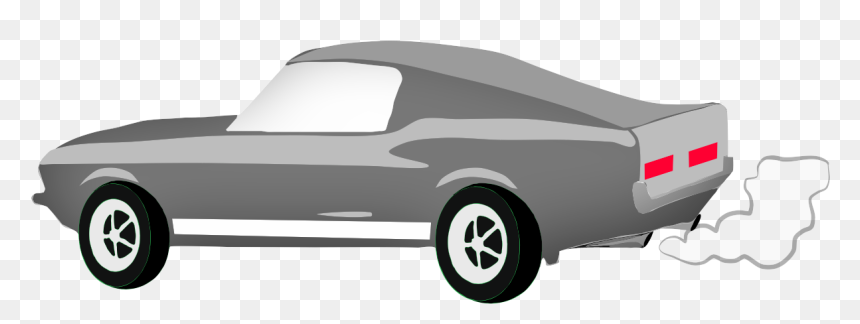 Muscle Car, HD Png Download - gray background png