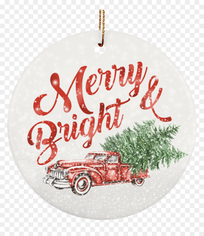 Christmas Card, HD Png Download - red truck png