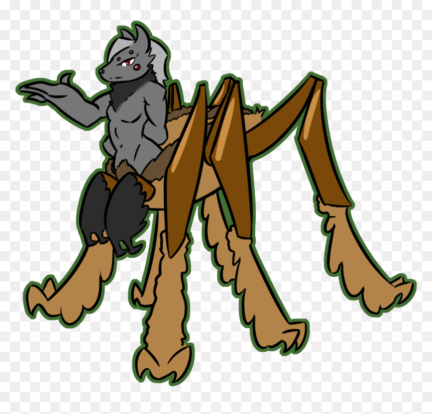 Transparent Wolf Spider Png - Cartoon, Png Download - spider cartoon png