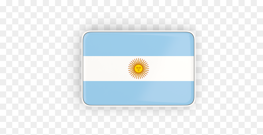 Rectangular Icon With Frame - Bandeira Da Argentina Retangular, HD Png Download - rectangular frame png