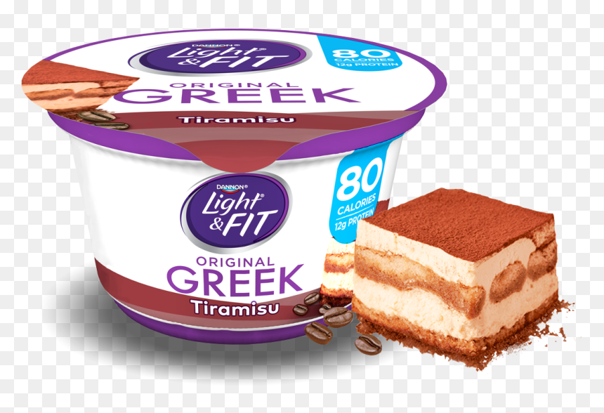 Tiramisu Greek Yogurt - Light And Fit Greek Yogurt Tiramisu, HD Png Download - tiramisu png