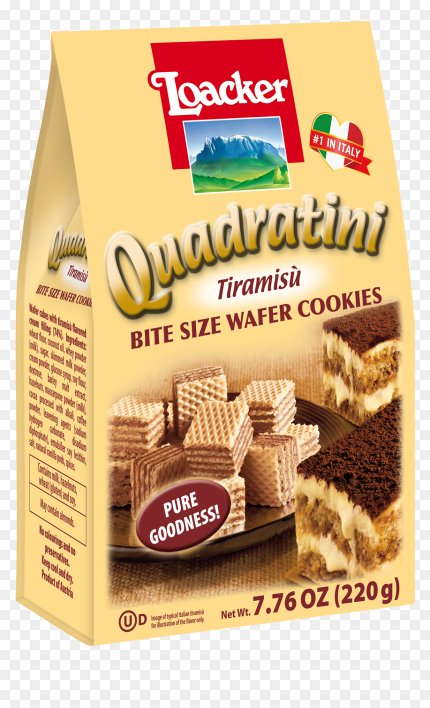 Loacker Tiramisu Quadratini, - Loacker Quadratini Tiramisu, HD Png Download - tiramisu png
