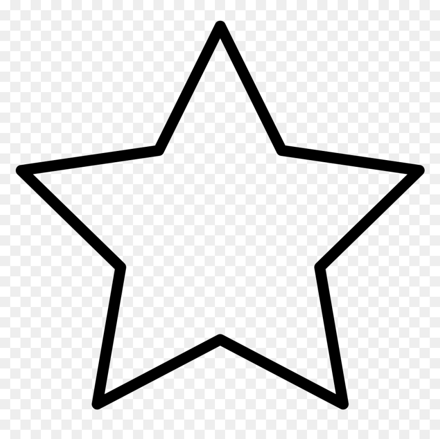 Black Star - Star Clipart Black And White, HD Png Download - stars circle png