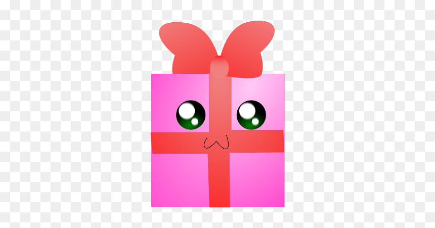 Gift Box 3 - Christmas Day, HD Png Download - pink ribbon bow png