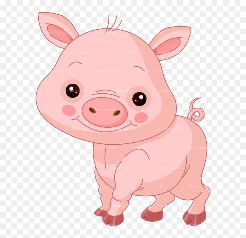 Pig Free Clip Art Clipart Clipartcow Transparent Png - Cute Pig Clip Art, Png Download - png pig