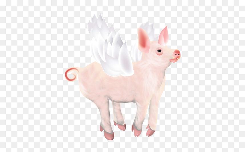 Domestic Pig, HD Png Download - png pig
