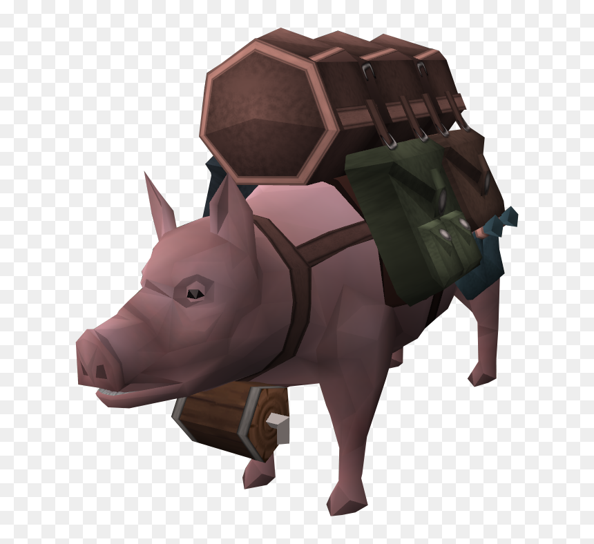 Domestic Pig, HD Png Download - png pig