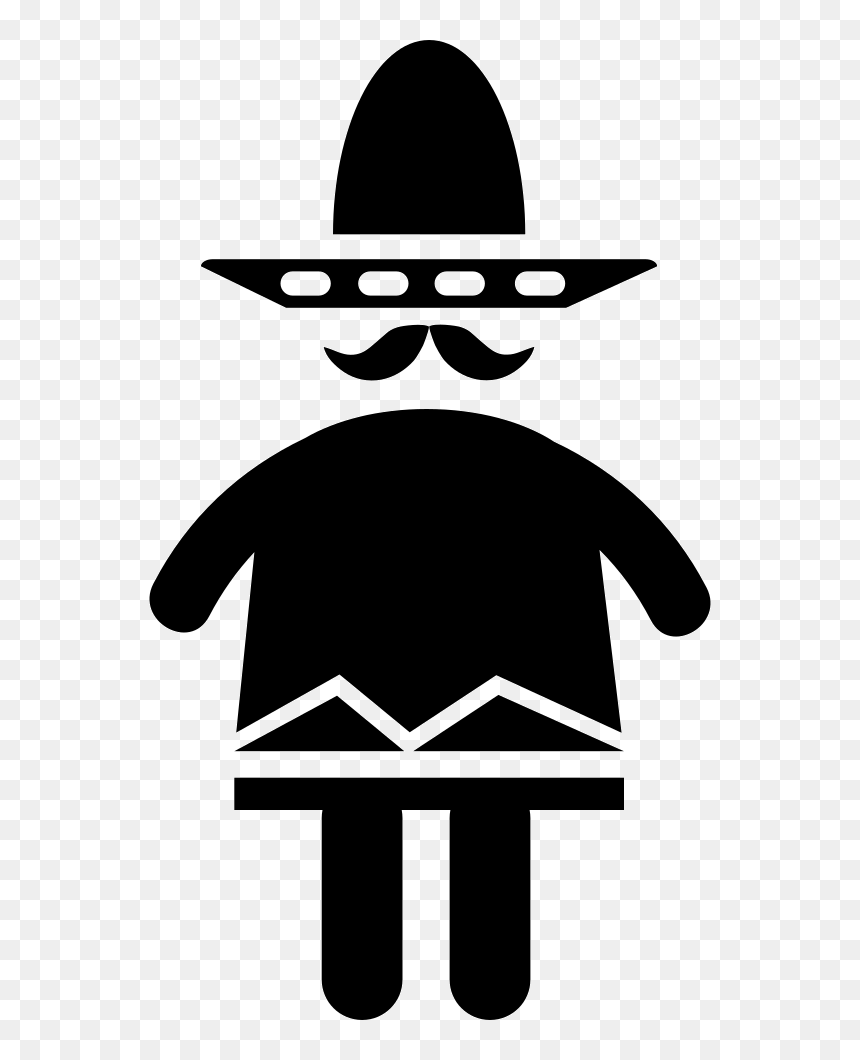 Mexican Man - Portable Network Graphics, HD Png Download - mexican moustache png