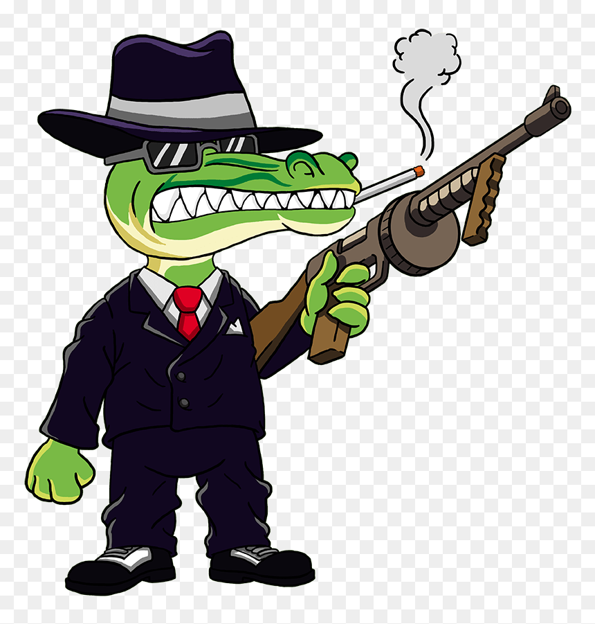 Gator Gangster Mob - Gangster Gator, HD Png Download - angry mob png