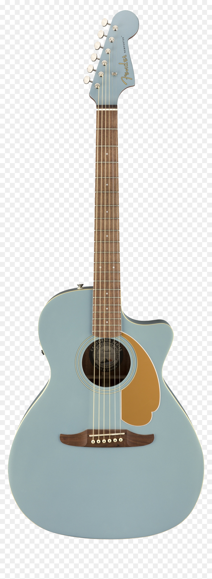 Fender Newporter Player Acoustic Electric Guitar Fender - Fender Newporter Blue, HD Png Download - mexican moustache png