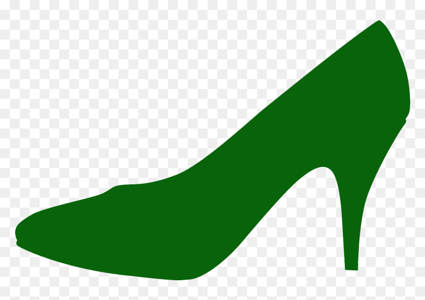 Basic Pump, HD Png Download - high heel silhouette png