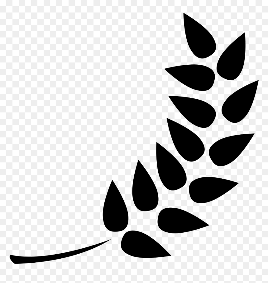 Branch With Leaves - Icone Trigo Png, Transparent Png - branch with leaves png