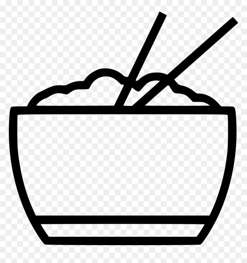 Png Royalty Free Stock Rice Bowl Chopstick Svg - Png Clipart Rice Bowl, Transparent Png - japanese food png