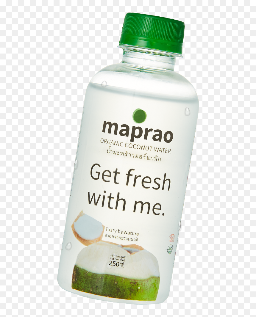Maprao-bottle4 4 - Plastic Bottle, HD Png Download - coconut water png