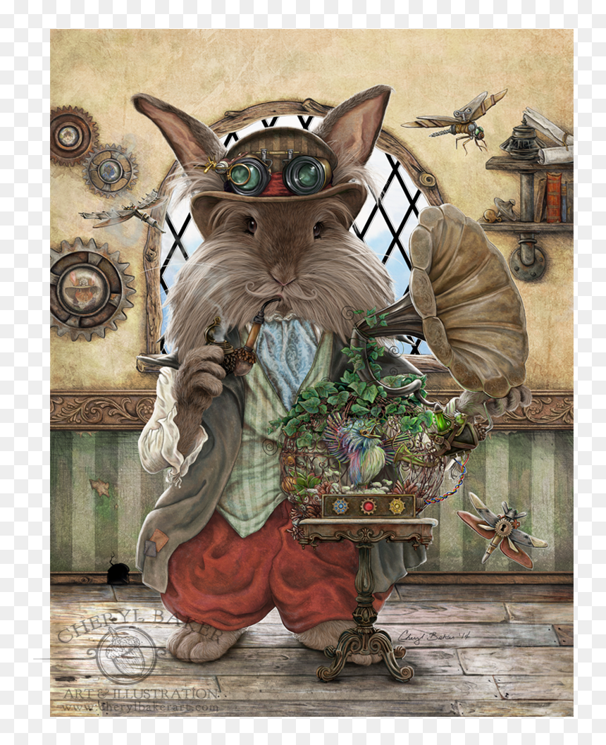 Image - Cheryl Baker Artist, HD Png Download - steampunk border png
