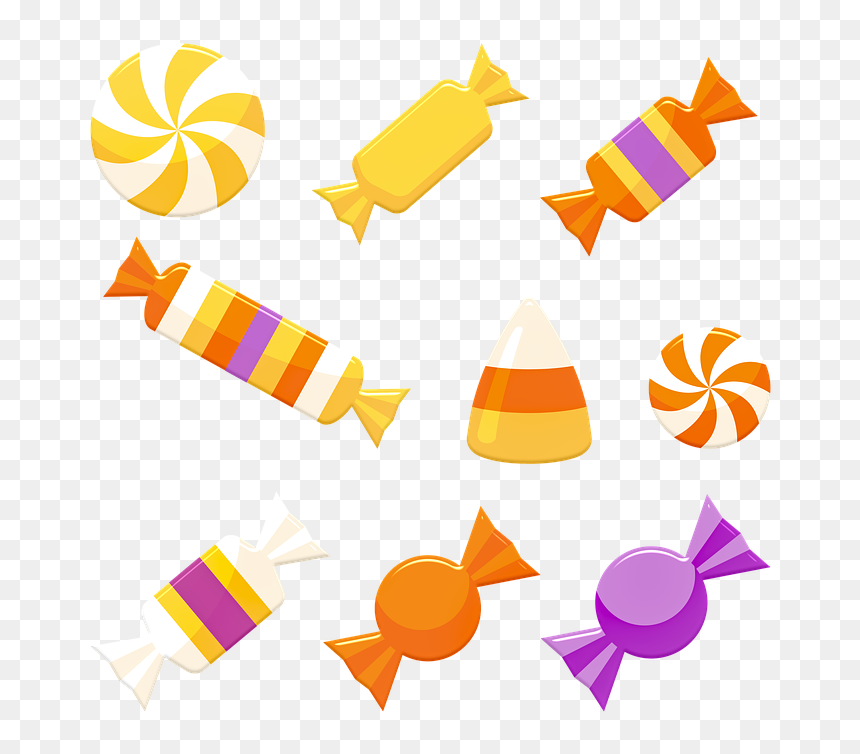 Dulces De Halloween, Halloween, Truco O, Escalofriante - Halloween Candy Transparent, HD Png Download - dulces png