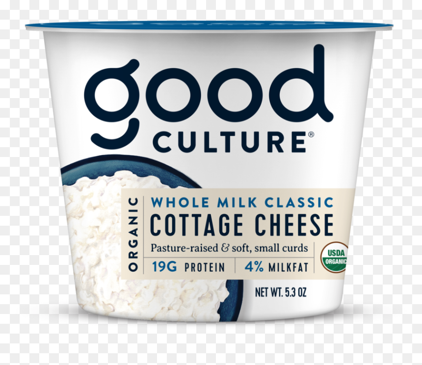 3 Organic Wholemilk Copy Copy - Good Culture Cottage Cheese, HD Png Download - plain black border png