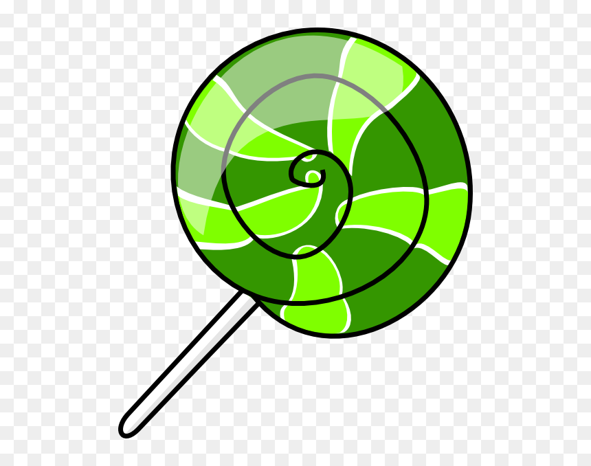 Clip Art Lollipop 2 Image Hd Photo Clipart - Candy Clipart With No Background, HD Png Download - green swirl png