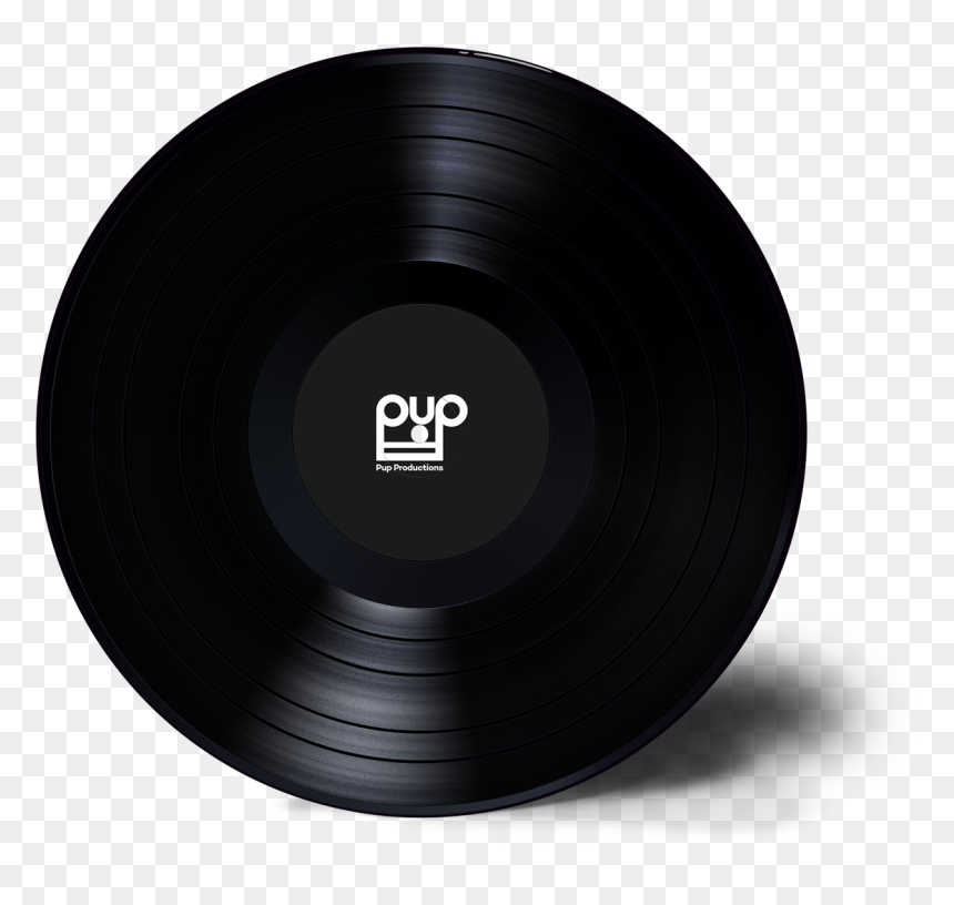 Vinyl Record And Cover Presentation Mock - Circle, HD Png Download - gramophone png