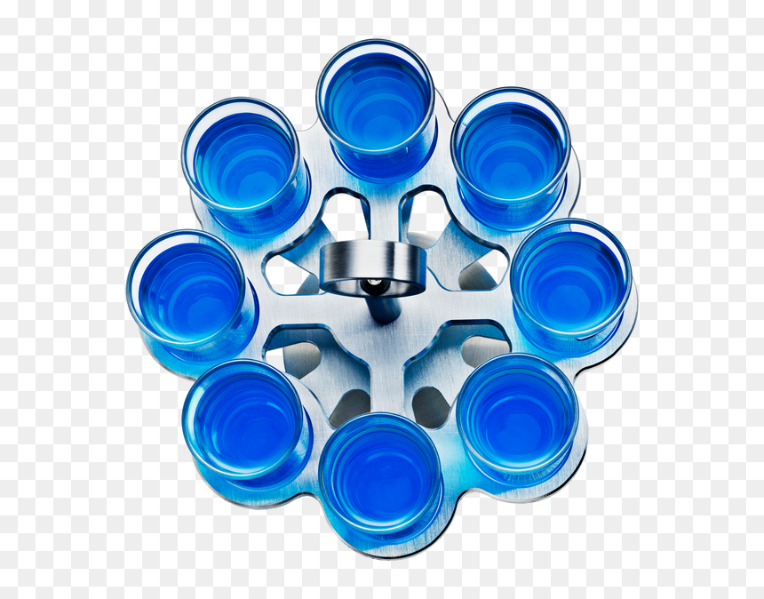 Drinique 8 Shot Revolver With Elite Shot Glasses Top - Circle, HD Png Download - shot glasses png