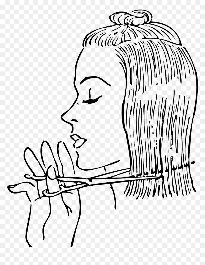Cutting Hair Clipart, HD Png Download - cabelo png