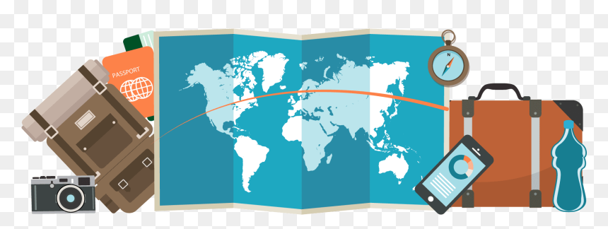 Globalization Strategy - Male Head World Map In Silhouette, HD Png Download - globalization png