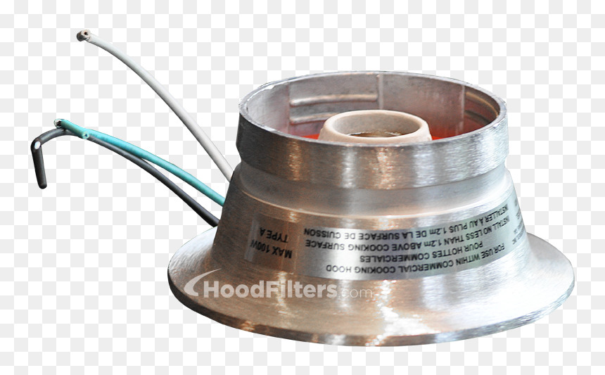 Canopy Hood Lighting Fixture With Tempered Coated Globe - Vapor Proof Hood Light, HD Png Download - wire globe png