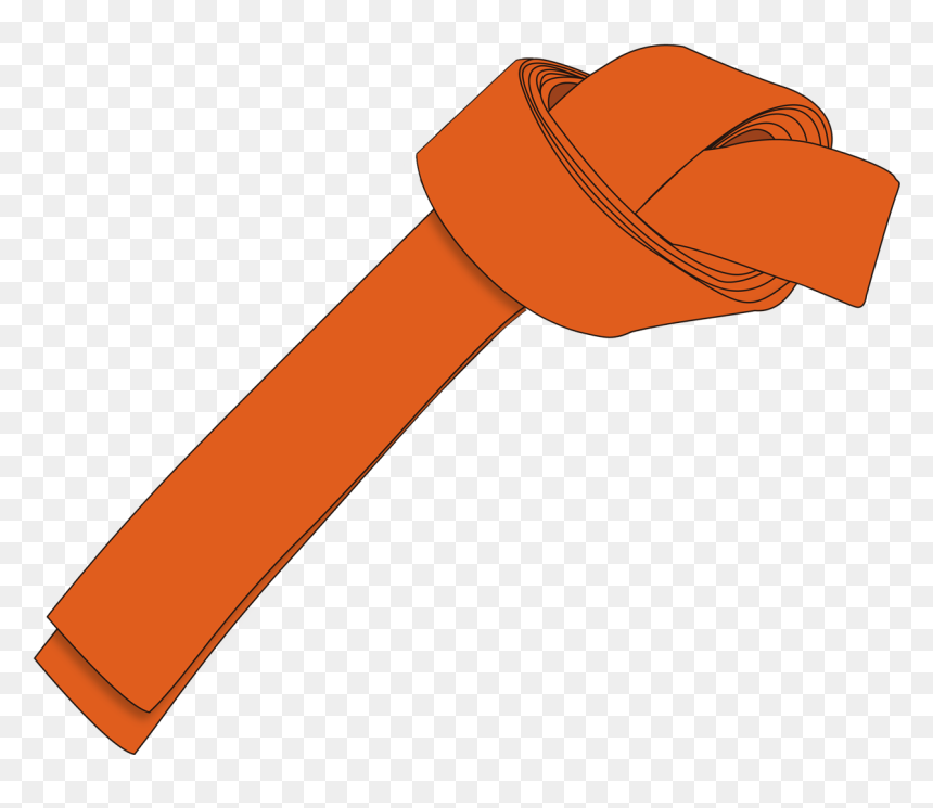 Ichf Orange Belt 8th Gup Large - Taekwondo Black Belt Names, HD Png Download - orang png