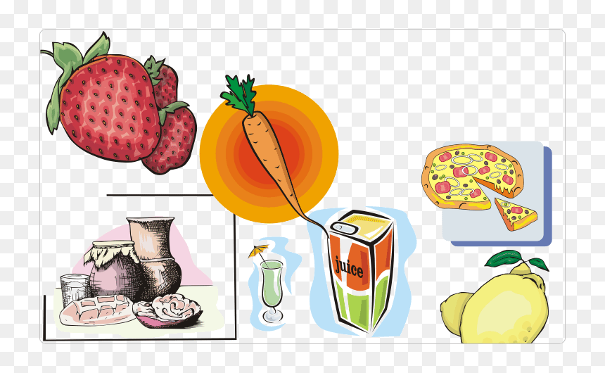 Food Clipart - Carrot Vector, HD Png Download - strawberry vector png
