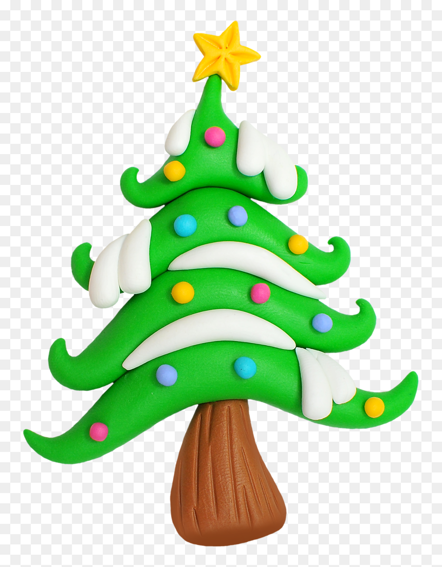Trees ‿✿⁀°••○ Christmas - Christmas Tree Clay Sculptures, HD Png Download - christmas clip art png