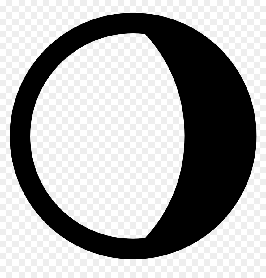 Waning Gibbous Icon Free - Waning Gibbous Icon Png, Transparent Png - crescent moon.png