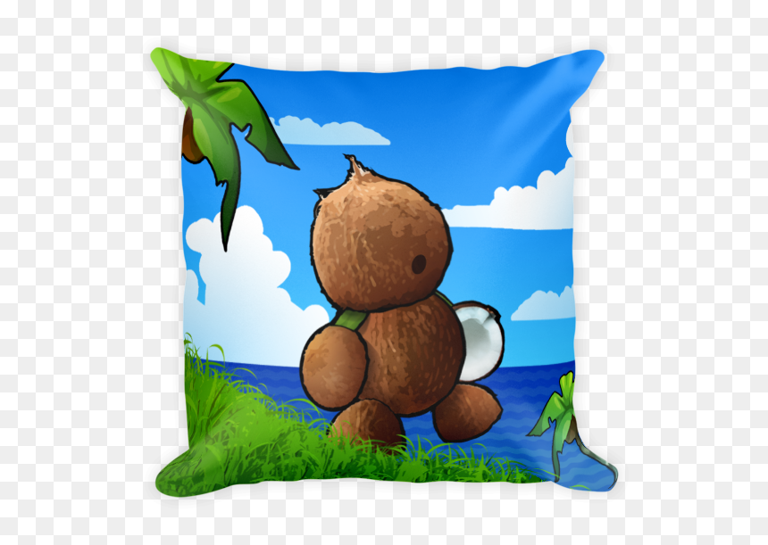 Ti Coco Pillow - Cartoon, HD Png Download - tropical background png