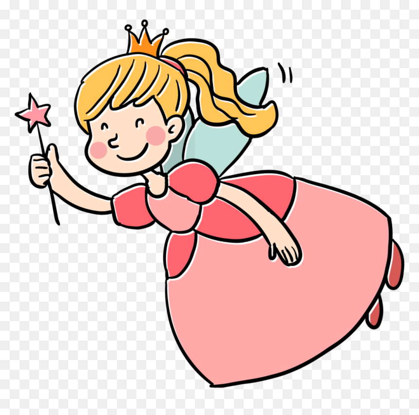 Cartoon Fairy Fairy Pattern - Cartoon Fairy Tale Characters, HD Png Download - varita magica png