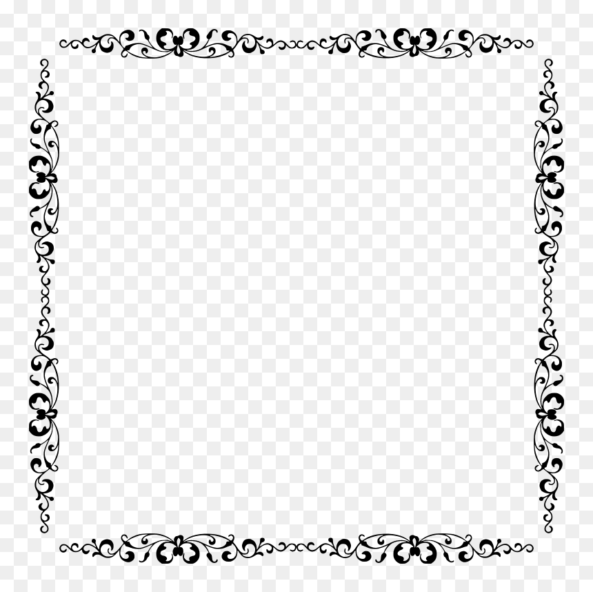 Elegant Frame - Border Frame Elegant Png, Transparent Png - elegant border frame png